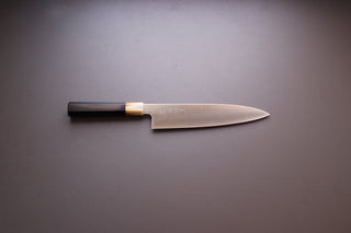 Sukenari ZDP189 Migaki Gyuto 240mm w/Ebony Handle - Thecooksedge