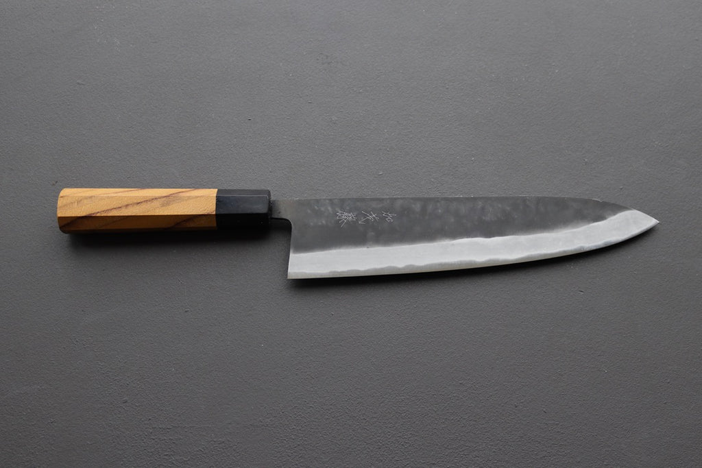 Kamo Shiro AS Kurouchi Gyuto 240mm - Thecooksedge