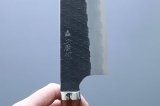 Nigara Hamono SG2 Kurouchi Kiritsuke Gyuto 240mm w/Custom Western Ironwood Handle - Thecooksedge