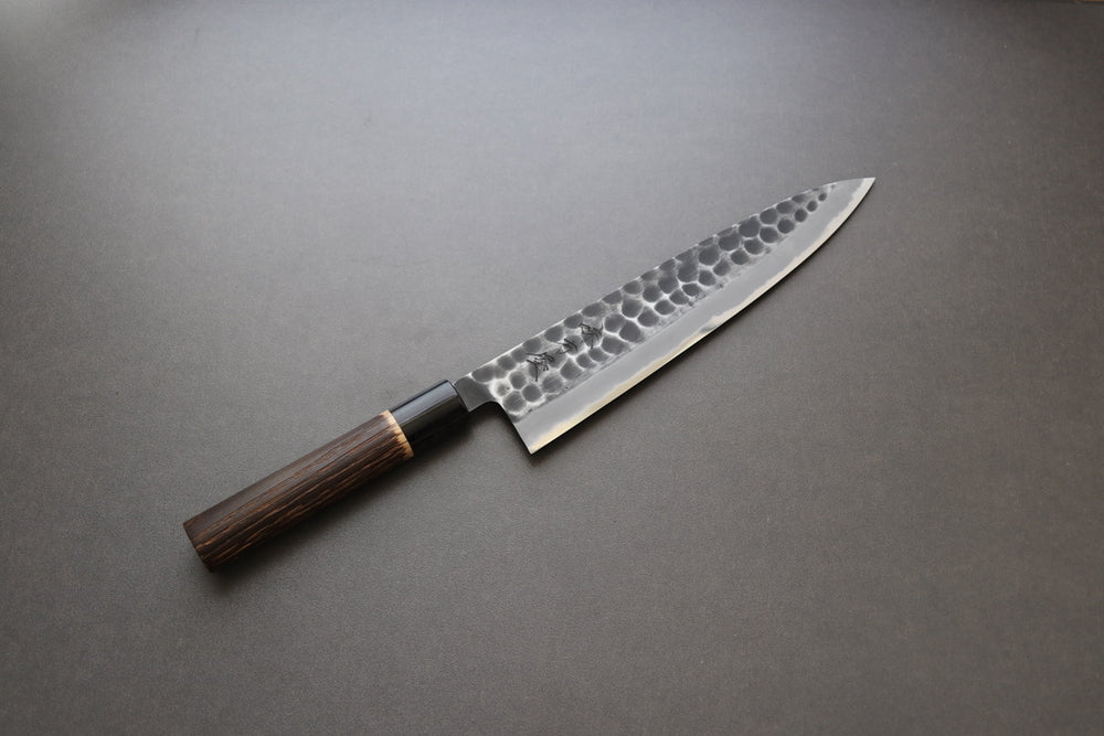 Mutsumi Hinoura Kurouchi tsuchime Gyuto 240mm - Thecooksedge