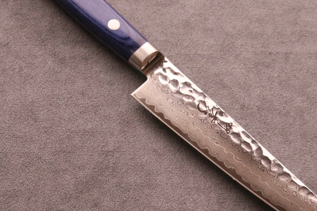 Sakai Takayuki 33 Layer Mirror Damascus Petty - Thecooksedge
