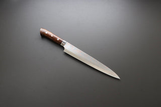 Takeshi Saji Rainbow Damascus Sujihiki 240mm - Thecooksedge
