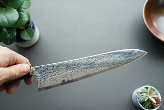 Hatsukokoro Sunaarashi Kurozome Damascus Gyuto 240mm - Thecooksedge