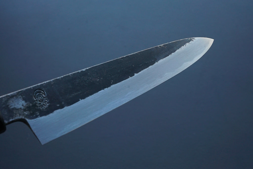 Sakai Kikumori Kikuzuki Kuro Petty 150mm - Thecooksedge