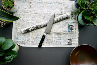 Hayabusa Damascus HAP40 Santoku 180mm - Thecooksedge