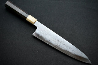 Komorebi Damascus Blue #1 Gyuto 240mm - Thecooksedge