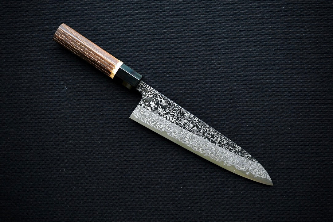 Kurouchi SLD Damascus Gyuto 210mm - Thecooksedge