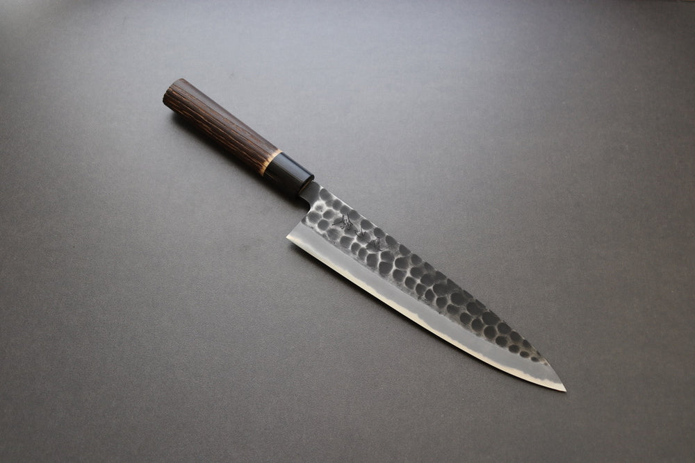 Mutsumi Hinoura Kurouchi tsuchime Gyuto 240mm - Thecooksedge