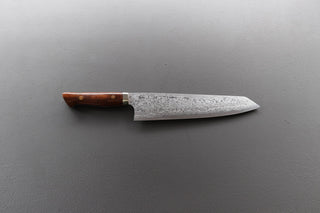 Yoshihiro Yauji Blue #2 Damascus Kiritsuke Gyuto 210mm - Thecooksedge