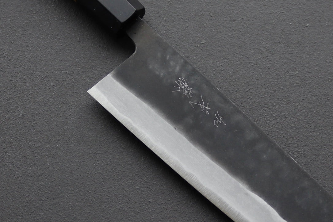 Kamo Shiro AS Kurouchi Gyuto 240mm - Thecooksedge
