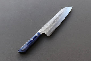 Masutani VG10 Tsuchime Santoku 170mm - Thecooksedge