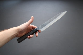 Nigara Hamono Kurouchi SG2 Sujihiki 240mm - Thecooksedge