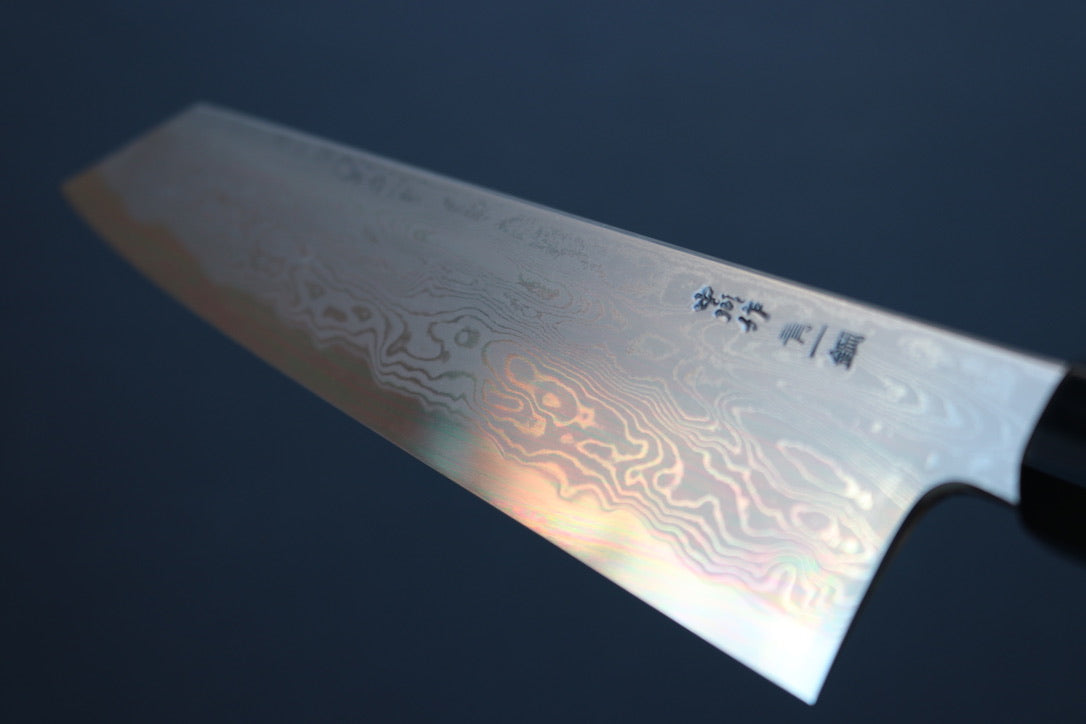 Nakagawa x Myojin Blue #1 Damascus Kiritsuke Gyuto 240mm - Thecooksedge