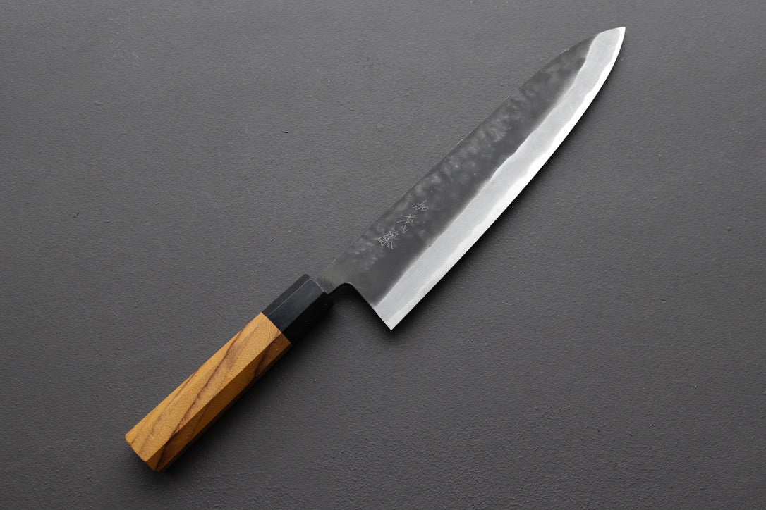 Kamo Shiro AS Kurouchi Gyuto 240mm - Thecooksedge