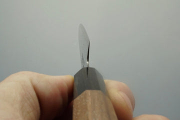 Hatsukokoro Sunaarashi Kurozome Damascus Petty 150mm - Thecooksedge