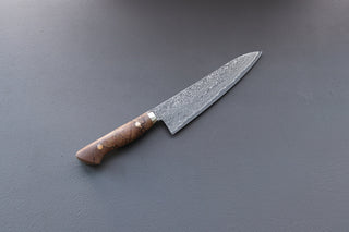 Shigeki Tanaka R2 Damascus  Gyuto 210mm Western Handle - Thecooksedge