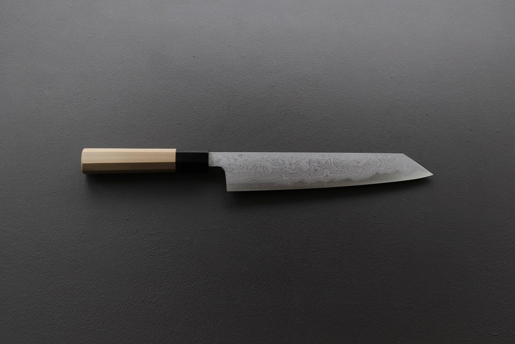 Sakai Kikumori Kikuzuki UZU Kiritsuke Gyuto 240mm - Thecooksedge