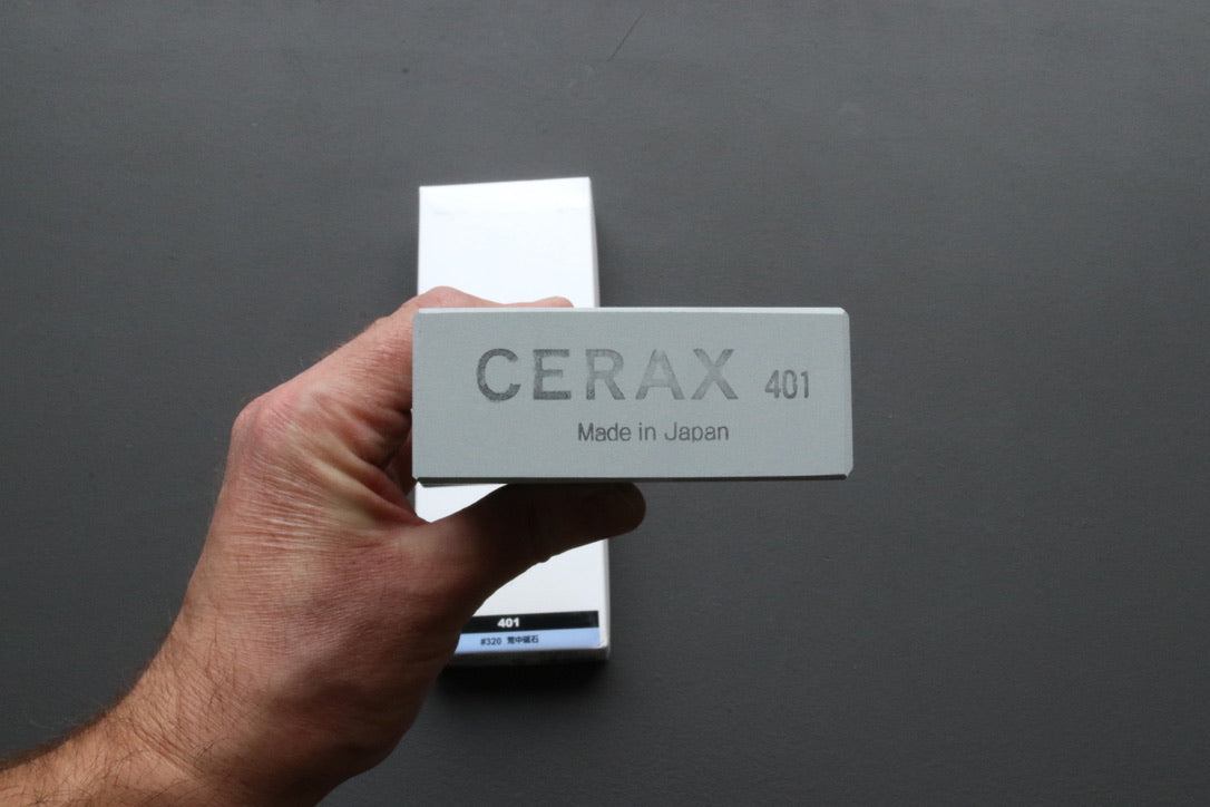 Suehiro Cerax 320 Grit 205×73×50mm - Thecooksedge