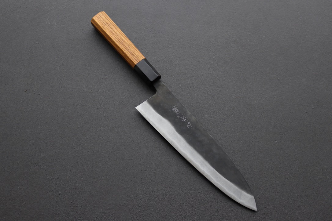 Kamo Shiro AS Kurouchi Gyuto 210mm - Thecooksedge