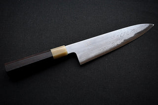 Komorebi Damascus Blue #1 Gyuto 210mm - Thecooksedge