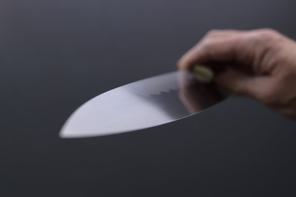 Yoshikazu Ikeda White#3 Namiukashi Gyuto 210mm - Thecooksedge