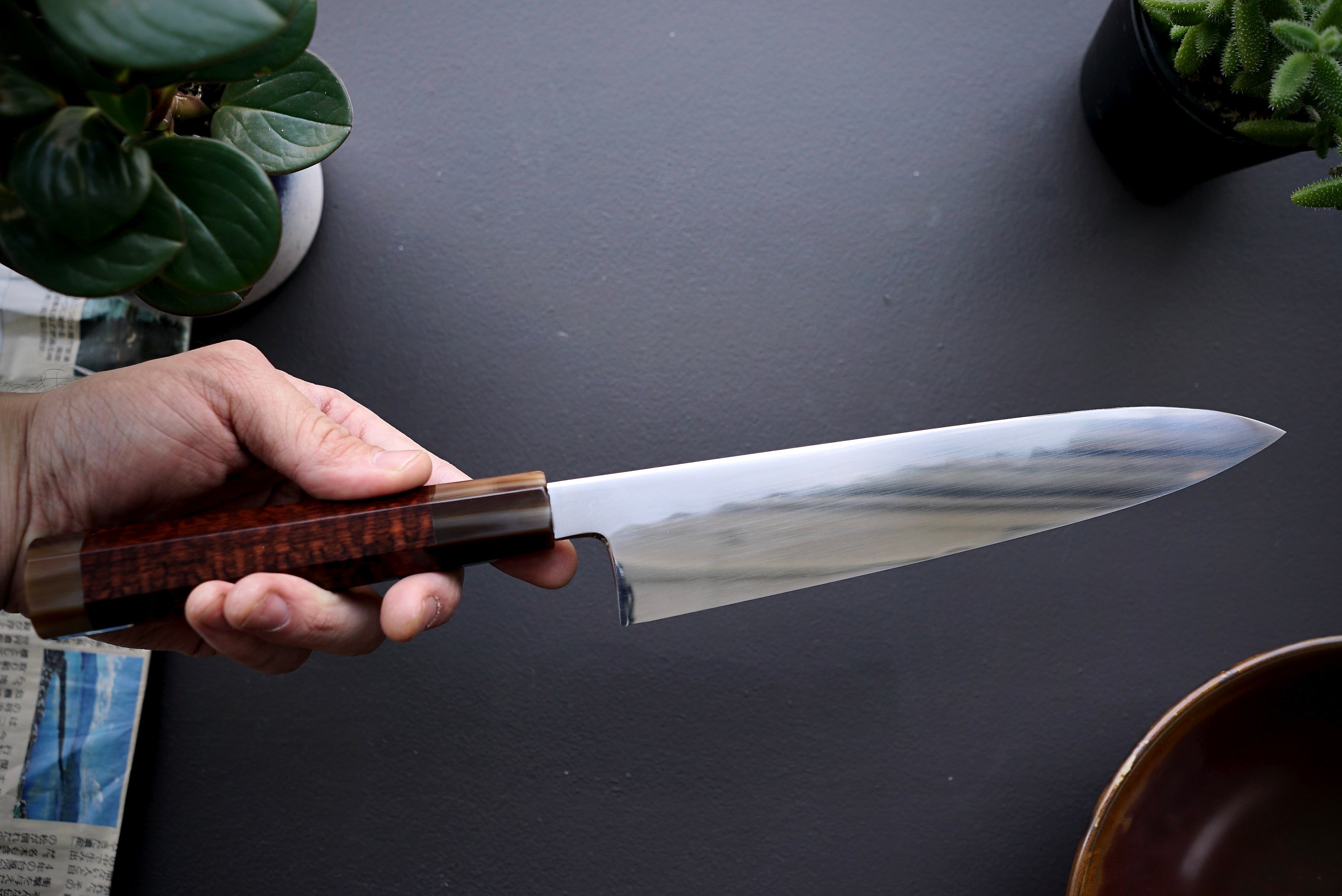 Satoshi Nakagawa Blue#2 Honyaki Gyuto 240mm - Thecooksedge