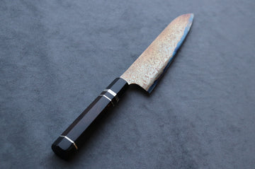 Nigara Hamono Aogami #2 Rainbow Damascus Gyuto 240mm - Thecooksedge