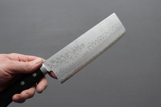 Masutani VG10 Damascus Nakiri 165mm - Thecooksedge