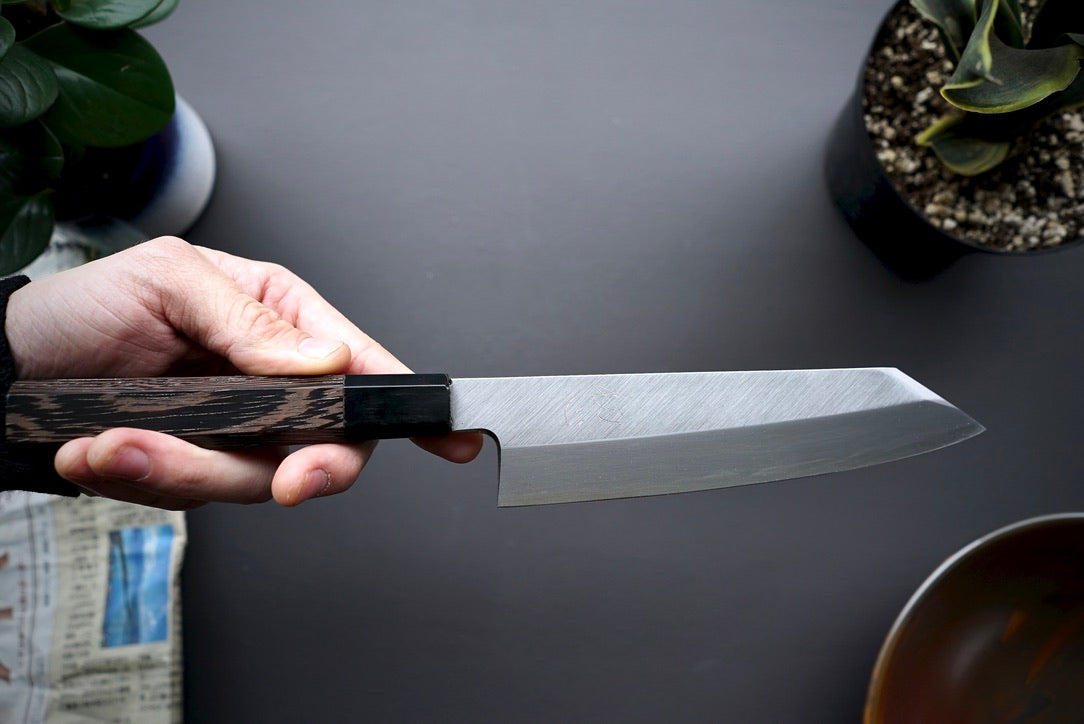 Hatsukokoro Shirasagi Single Bevel Kiritsuke 195mm - Thecooksedge