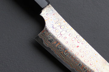 Nigara Hamono Aogami #2 Rainbow Damascus Kiritsuke Gyuto 240mm - Thecooksedge
