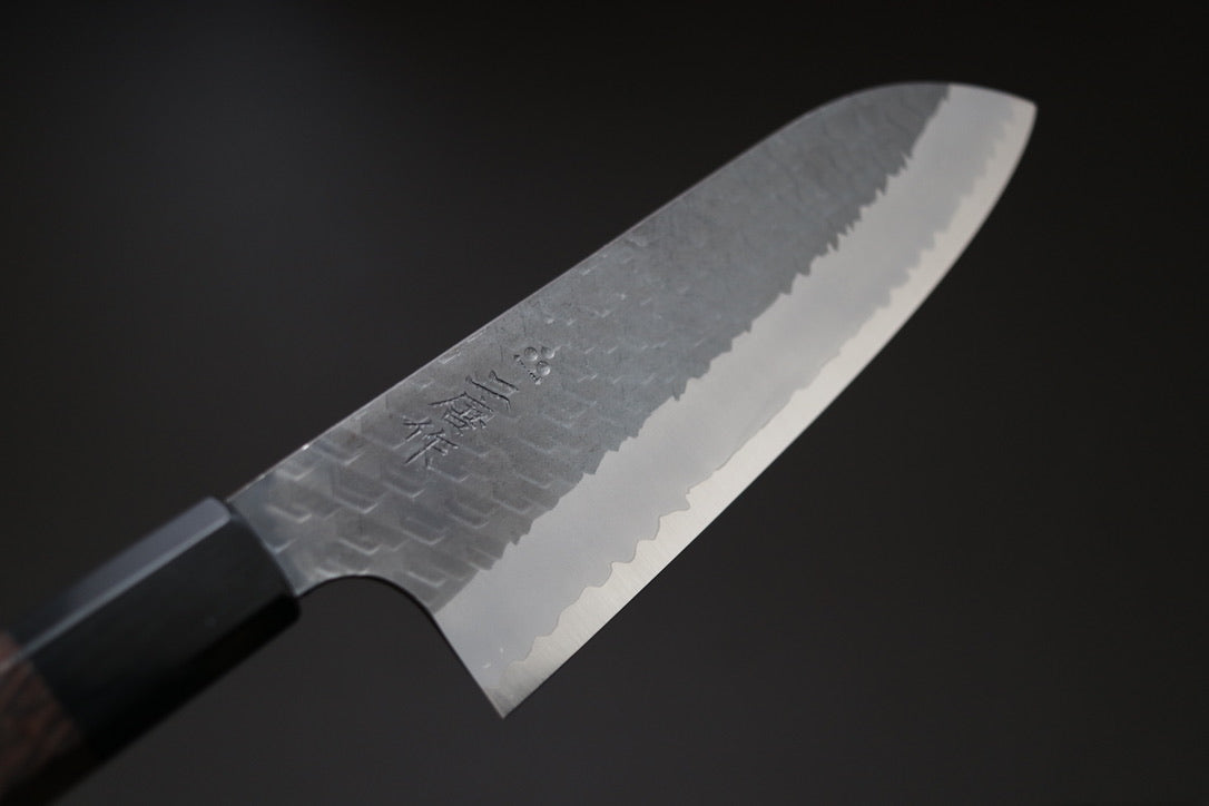 Nigara Hamono Kurouchi SG2 Santoku 180mm - Thecooksedge