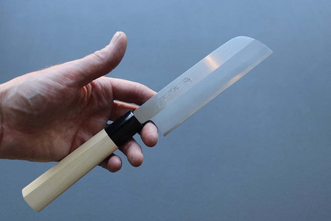 Sakai Kikumori Kawamuki Peeling Knife 135mm - Thecooksedge