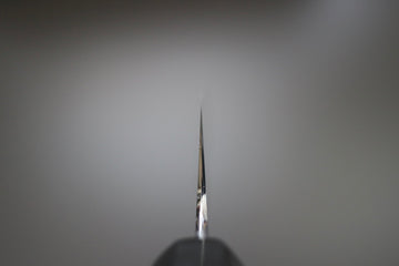 Sakai Kikumori x Yoshikazu Tanaka Blue Damascus Kiritsuke 210mm - Thecooksedge