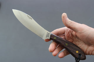Grohmann #4 Survival Flat Grind W/Rosewood Handle - Thecooksedge