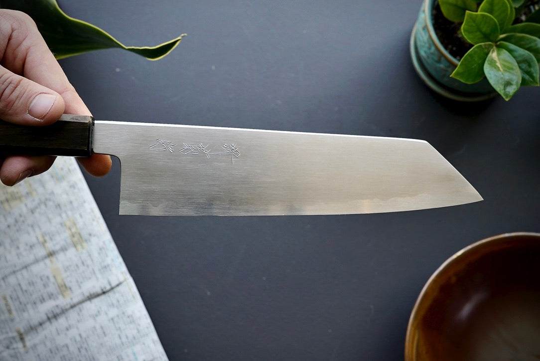 Sakai Kikumori Asagiri Kiritsuke Gyuto 225mm - Thecooksedge