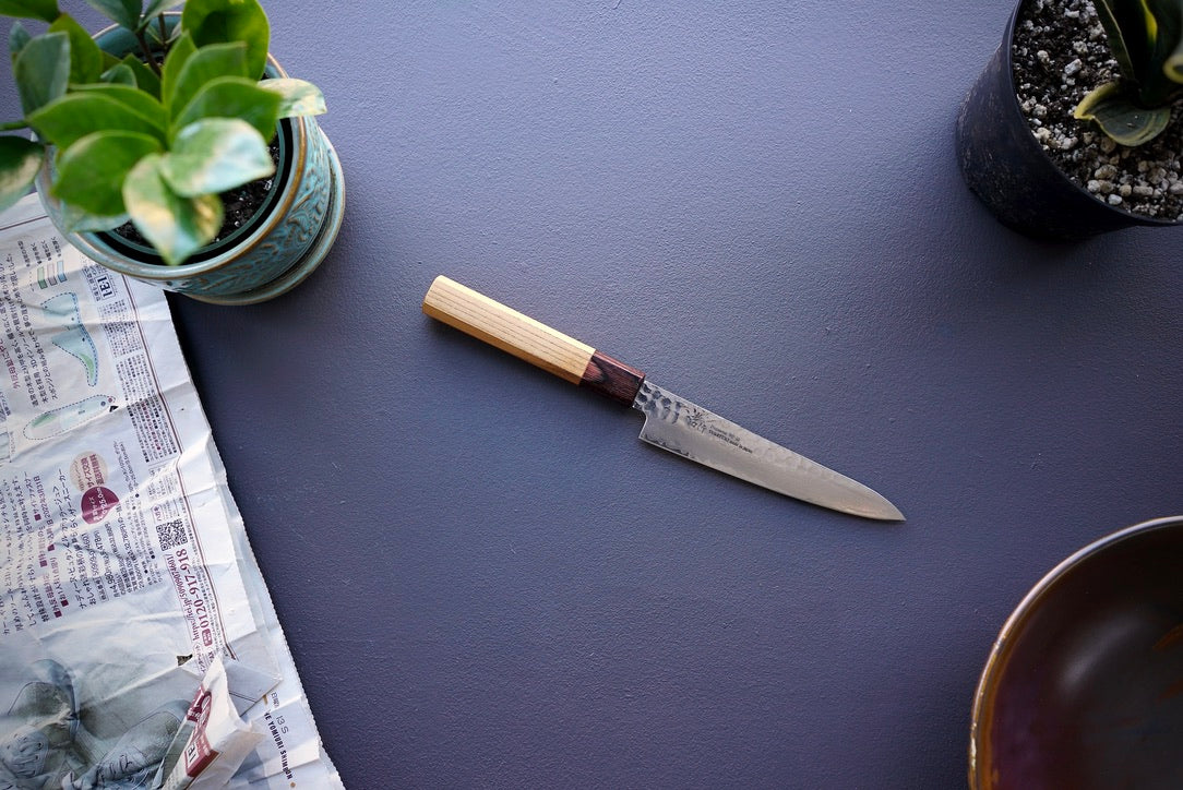 Sakai Takayuki 33 Layer Damascus Wa Petty 150mm - Thecooksedge