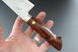 Yoshihiro Yauji Blue #2 Damascus Kiritsuke Gyuto 180mm - Thecooksedge