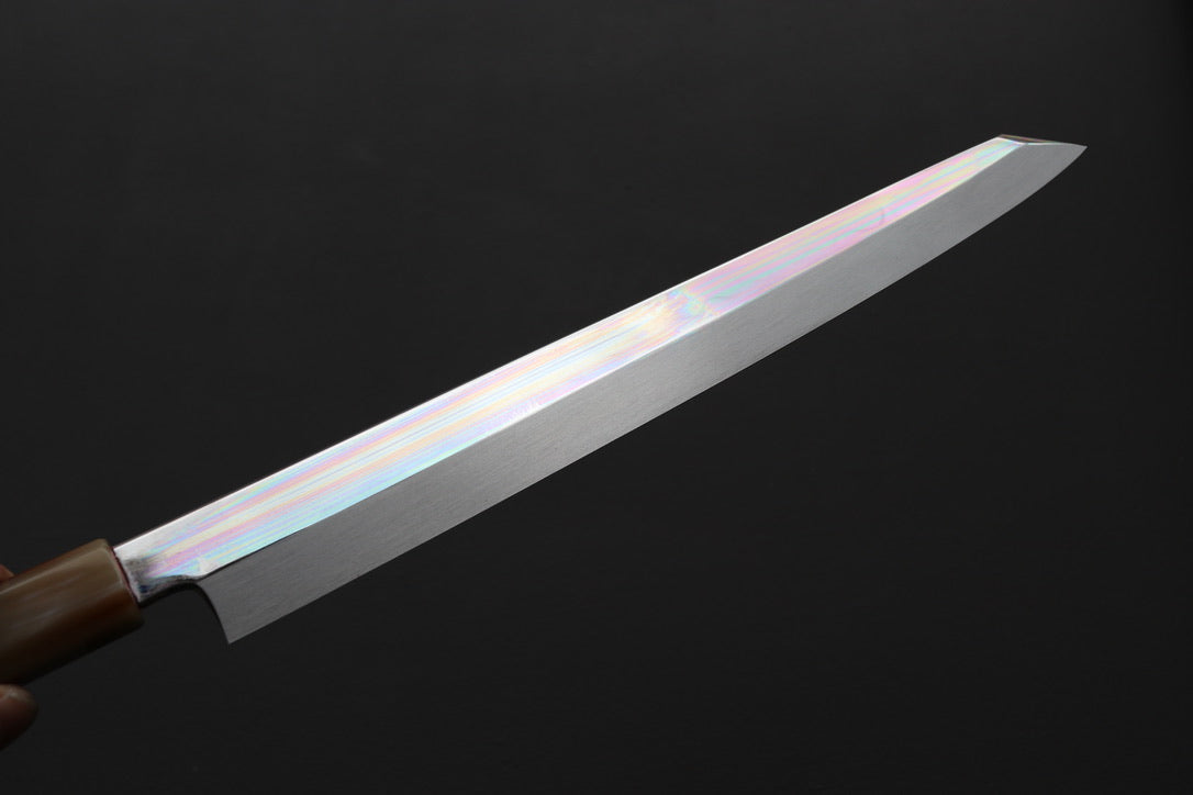 Satoshi Nakagawa Honyaki Kiritsuke Yanagiba 300mm - Thecooksedge