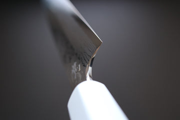 Yauji Yoshihiro Damascus Yanagiba 300mm - Thecooksedge