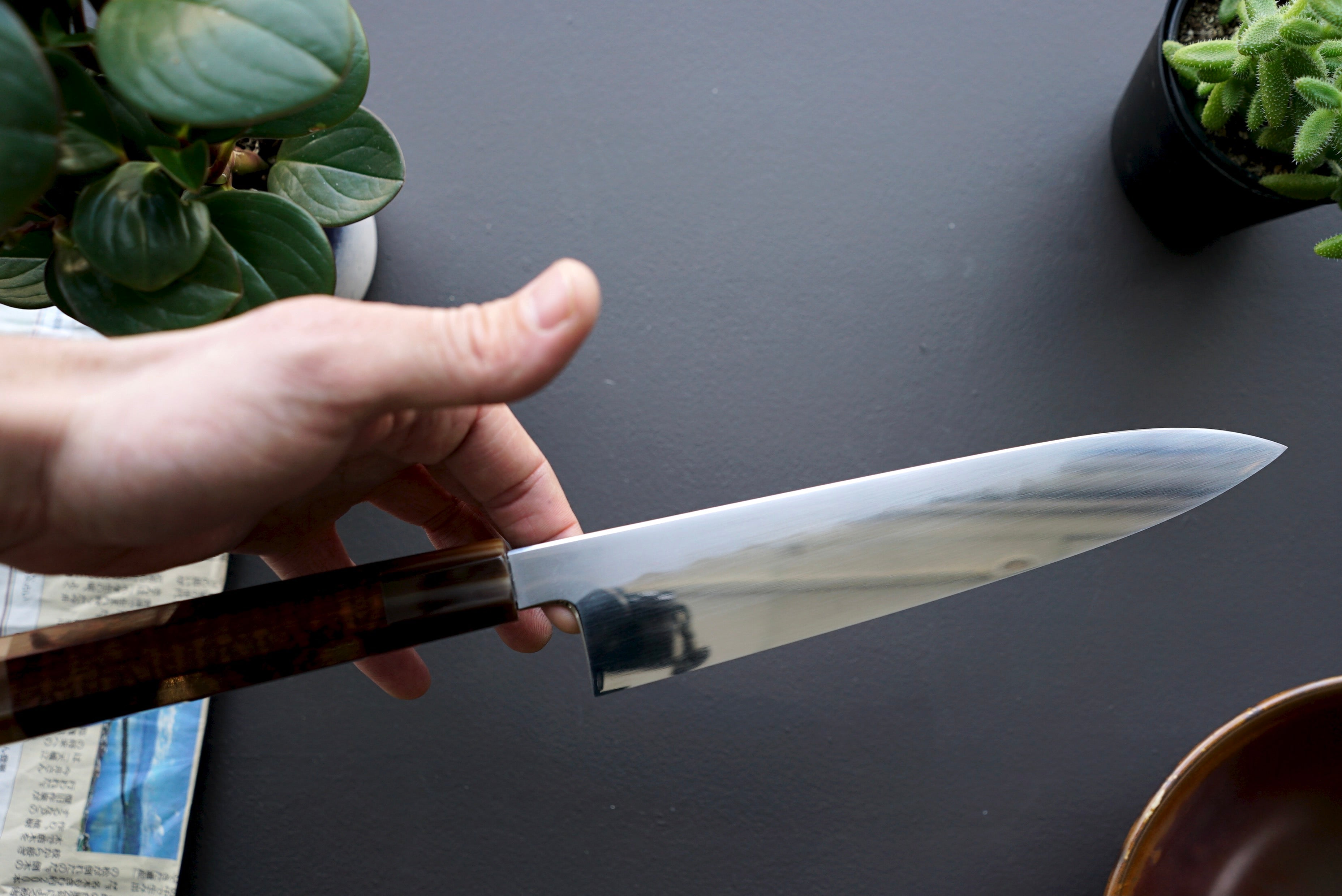 Satoshi Nakagawa Blue#2 Honyaki Gyuto 240mm - Thecooksedge