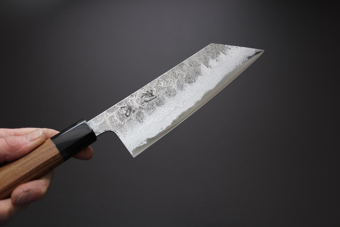 Hatsukokoro Inazuma AS Damascus Bunka 180mm - Thecooksedge