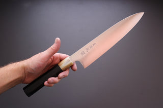 Sukenari ZDP189 Migaki Gyuto 240mm w/Ebony Handle - Thecooksedge
