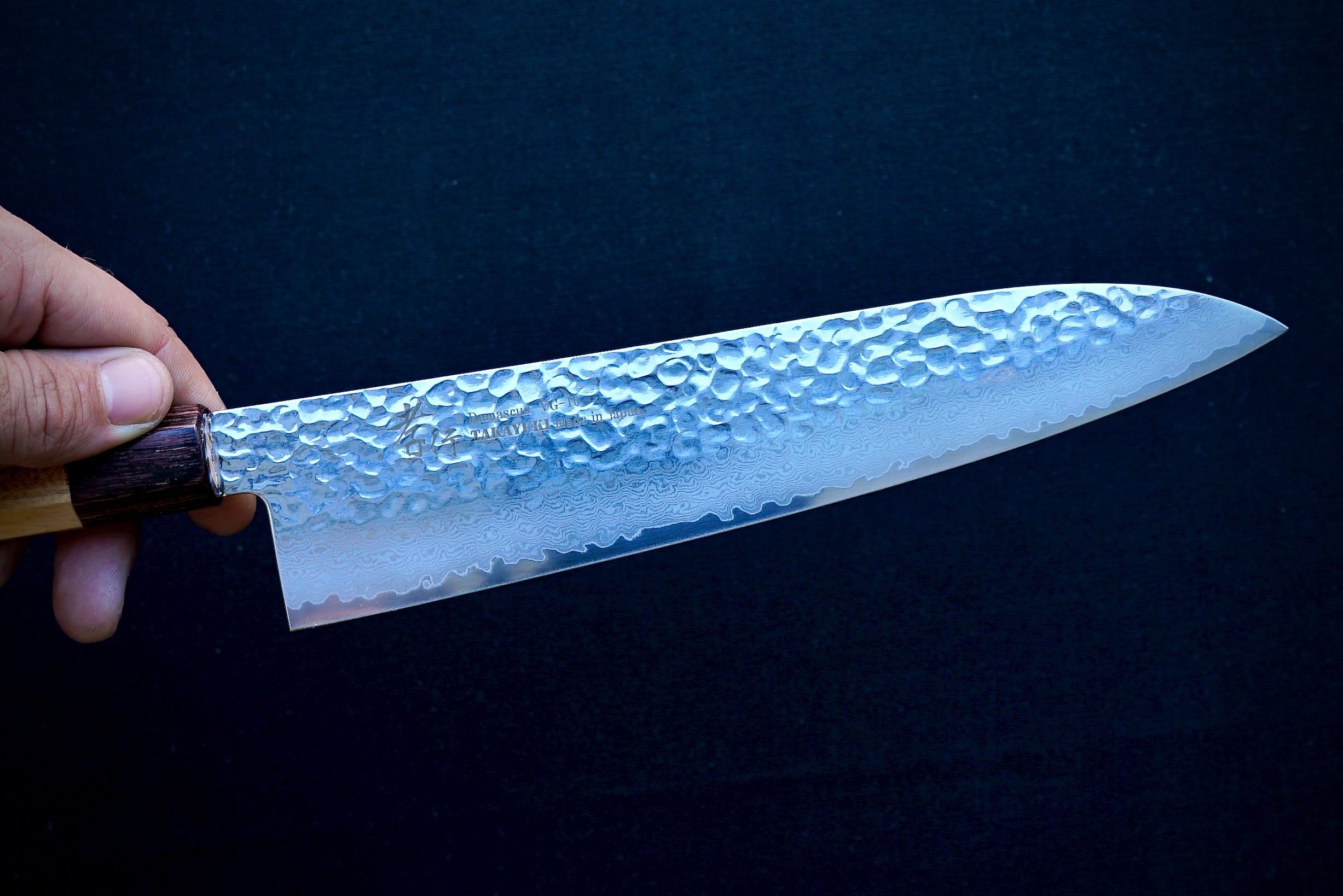 Sakai Takayuki 33 Layer Damascus Wa Gyuto 240mm - Thecooksedge