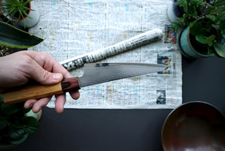 Sakai Takayuki 33 Layer Damascus Honesuki 150mm - Thecooksedge