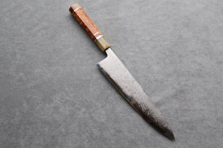 Hatsukokoro Hyomon Damascus Gyuto 240mm - Thecooksedge