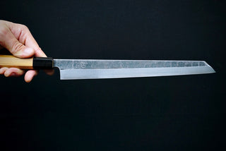 Shirasagi Kurouchi Kiritsuke Yanagiba 300mm - Thecooksedge