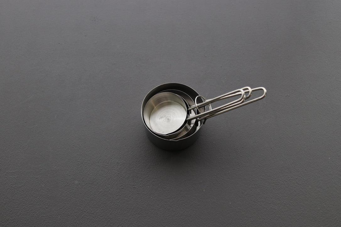 Stainless Steel Measuring cups w/ Wire Handles - Thecooksedge