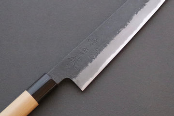 Mutsumi Hinoura Kurouchi Sujihiki 240mm - Thecooksedge