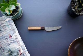 Sakai Takayuki 33 Layer Damascus Wa Steak Knife 120mm - Thecooksedge