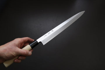 Sakai Kikumori x Yoshikazu Tanaka Gokujyo Yanagiba 300mm - Thecooksedge